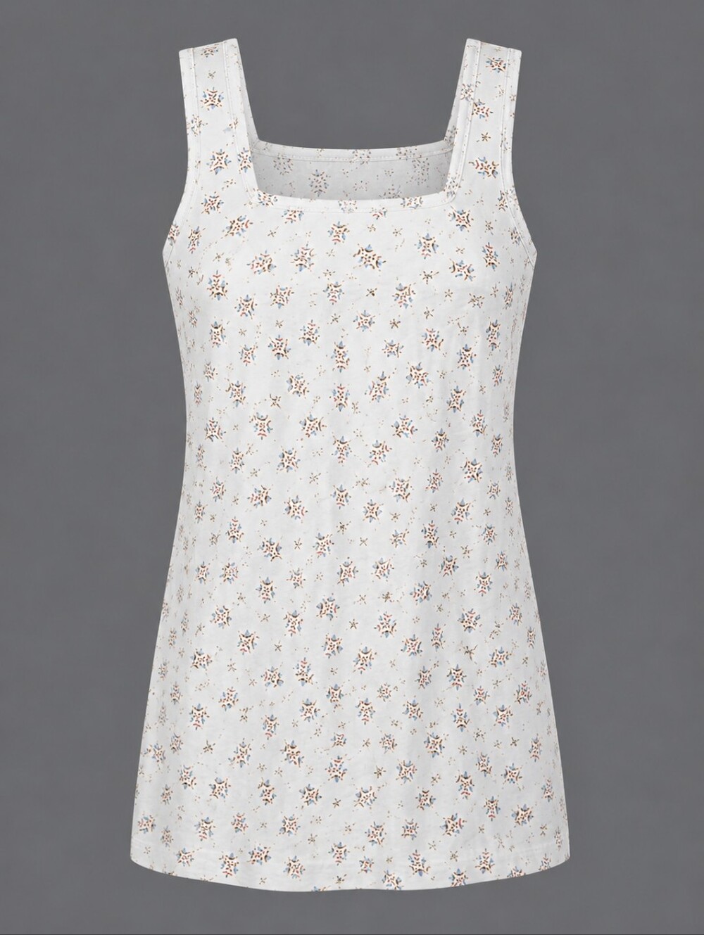 🎉4/$25🎉Classic White Floral Cotton Mini Dress